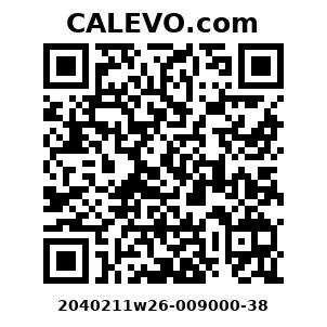 Calevo.com Preisschild 2040211w26-009000-38