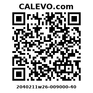 Calevo.com Preisschild 2040211w26-009000-40