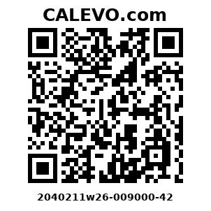 Calevo.com Preisschild 2040211w26-009000-42