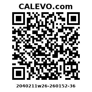 Calevo.com Preisschild 2040211w26-260152-36