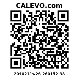 Calevo.com Preisschild 2040211w26-260152-38