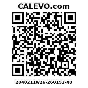 Calevo.com Preisschild 2040211w26-260152-40