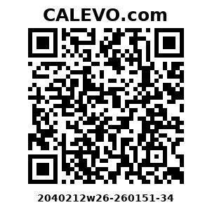 Calevo.com Preisschild 2040212w26-260151-34