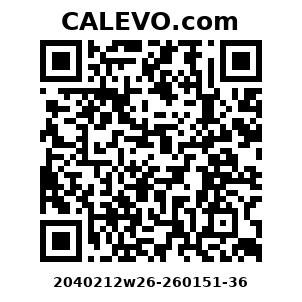 Calevo.com Preisschild 2040212w26-260151-36