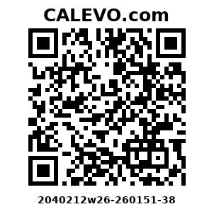 Calevo.com Preisschild 2040212w26-260151-38