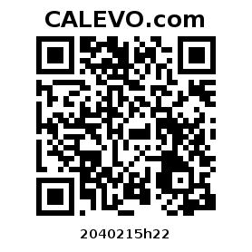Calevo.com Preisschild 2040215h22
