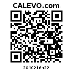 Calevo.com Preisschild 2040216h22