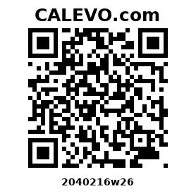 Calevo.com Preisschild 2040216w26