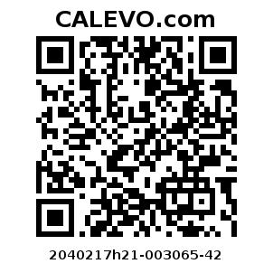 Calevo.com Preisschild 2040217h21-003065-42