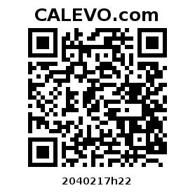 Calevo.com Preisschild 2040217h22
