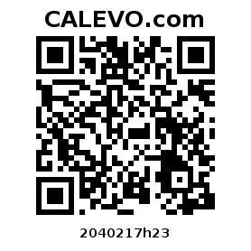 Calevo.com Preisschild 2040217h23