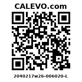 Calevo.com Preisschild 2040217w26-006020-L