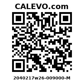 Calevo.com Preisschild 2040217w26-009000-M