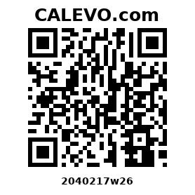 Calevo.com Preisschild 2040217w26