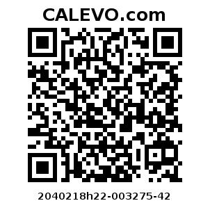 Calevo.com Preisschild 2040218h22-003275-42