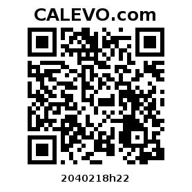 Calevo.com Preisschild 2040218h22