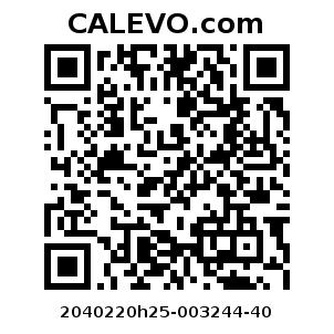 Calevo.com Preisschild 2040220h25-003244-40