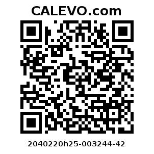 Calevo.com Preisschild 2040220h25-003244-42