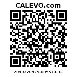 Calevo.com Preisschild 2040220h25-005570-34