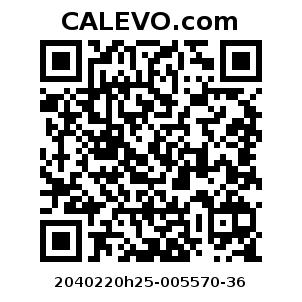 Calevo.com Preisschild 2040220h25-005570-36