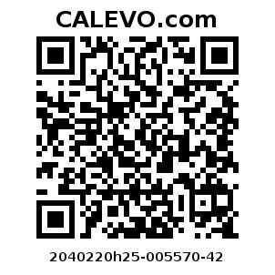 Calevo.com Preisschild 2040220h25-005570-42