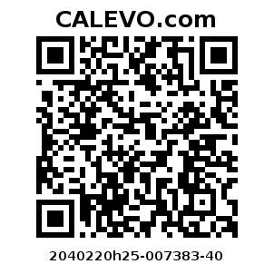 Calevo.com Preisschild 2040220h25-007383-40