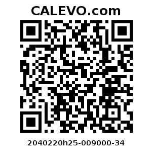 Calevo.com Preisschild 2040220h25-009000-34