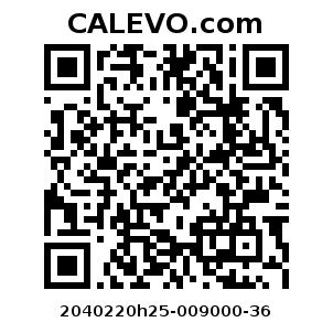 Calevo.com Preisschild 2040220h25-009000-36