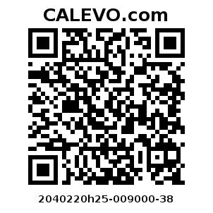 Calevo.com Preisschild 2040220h25-009000-38