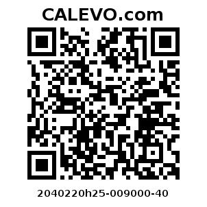 Calevo.com Preisschild 2040220h25-009000-40