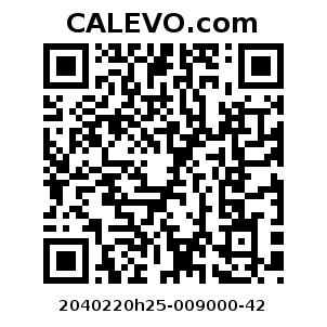 Calevo.com Preisschild 2040220h25-009000-42