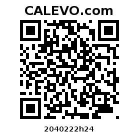 Calevo.com pricetag 2040222h24