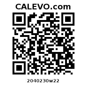 Calevo.com Preisschild 2040230w22