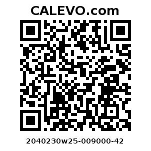 Calevo.com Preisschild 2040230w25-009000-42