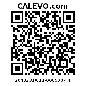 Calevo.com Preisschild 2040231w22-006570-44