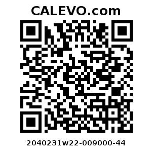 Calevo.com Preisschild 2040231w22-009000-44
