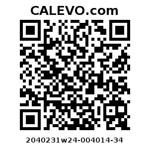 Calevo.com pricetag 2040231w24-004014-34