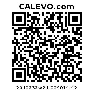 Calevo.com pricetag 2040232w24-004014-42