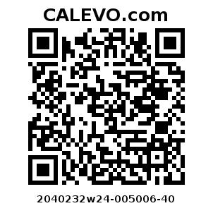 Calevo.com Preisschild 2040232w24-005006-40
