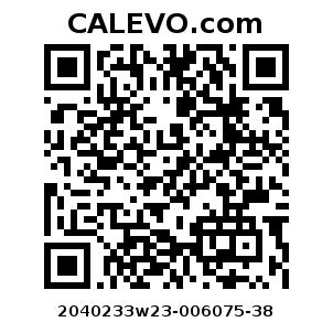 Calevo.com pricetag 2040233w23-006075-38