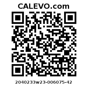 Calevo.com pricetag 2040233w23-006075-42