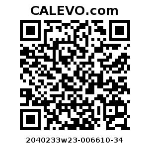 Calevo.com pricetag 2040233w23-006610-34