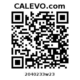 Calevo.com Preisschild 2040233w23