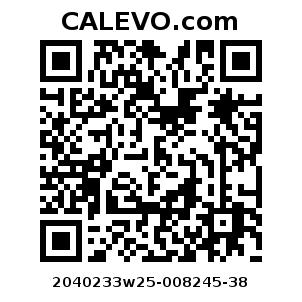 Calevo.com Preisschild 2040233w25-008245-38