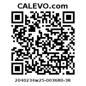 Calevo.com Preisschild 2040234w25-003680-38