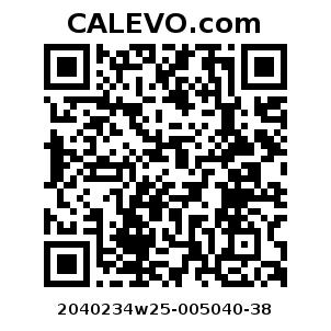 Calevo.com Preisschild 2040234w25-005040-38