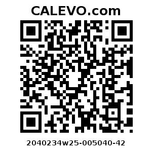 Calevo.com Preisschild 2040234w25-005040-42