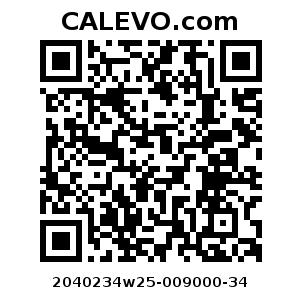 Calevo.com Preisschild 2040234w25-009000-34