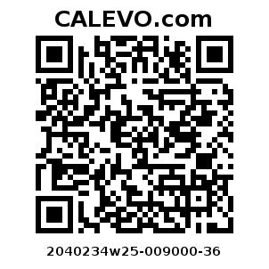 Calevo.com Preisschild 2040234w25-009000-36