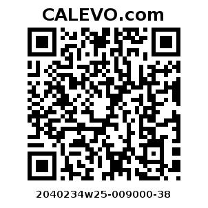 Calevo.com Preisschild 2040234w25-009000-38